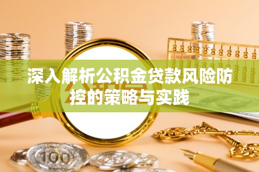 鹤庆深入解析公积金贷款风险防控的策略与实践