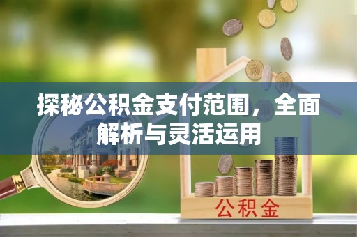 鹤庆探秘公积金支付范围，全面解析与灵活运用
