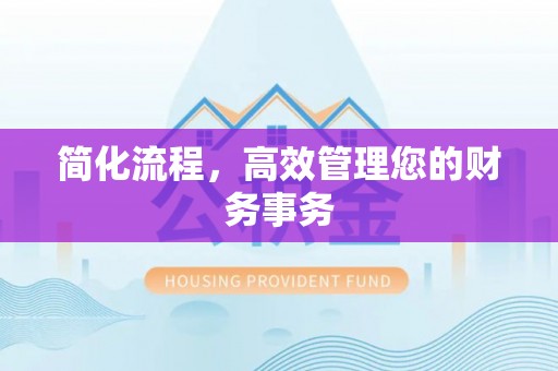 鹤庆简化流程，高效管理您的财务事务