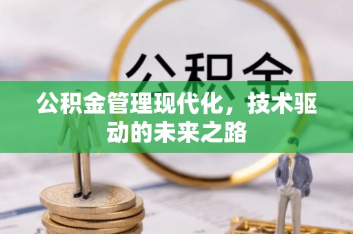 鹤庆公积金管理现代化，技术驱动的未来之路